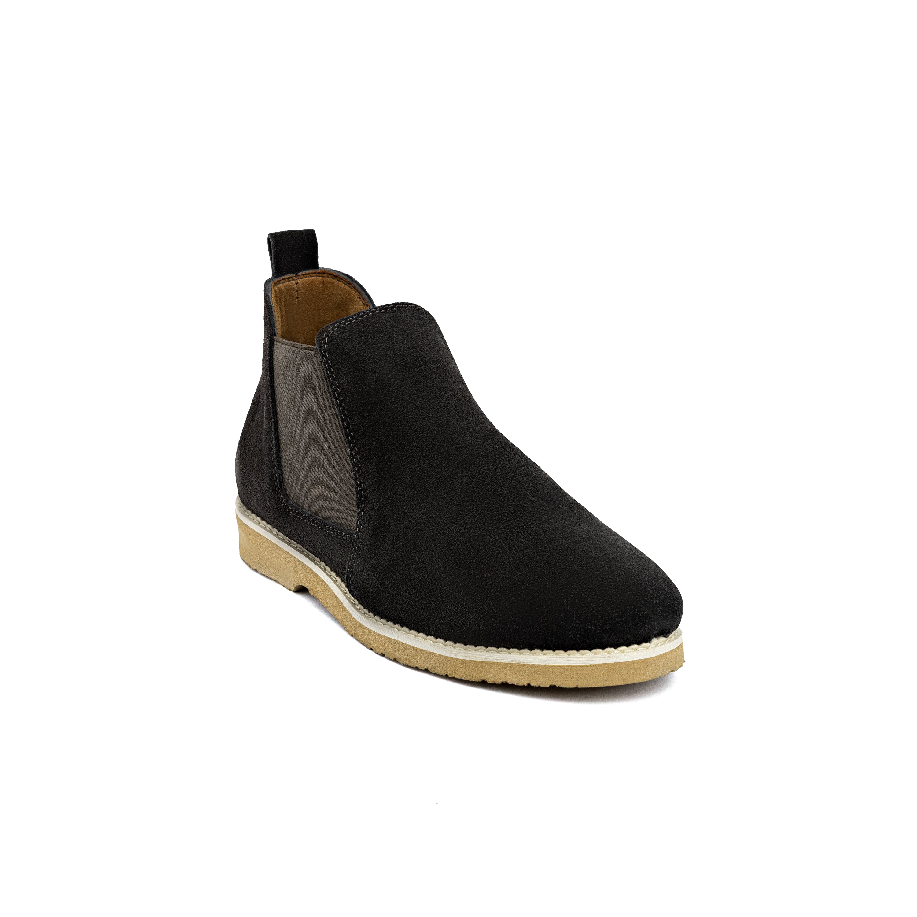 Brown Suede Crepe Sole Chelsea Boot