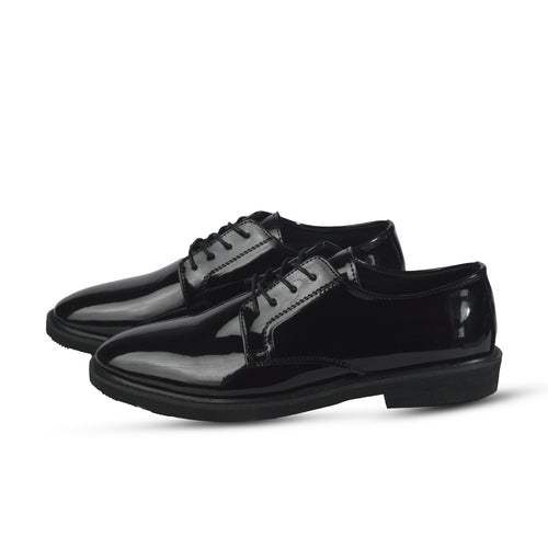 Black Patent Leather Formal Derby Shoes