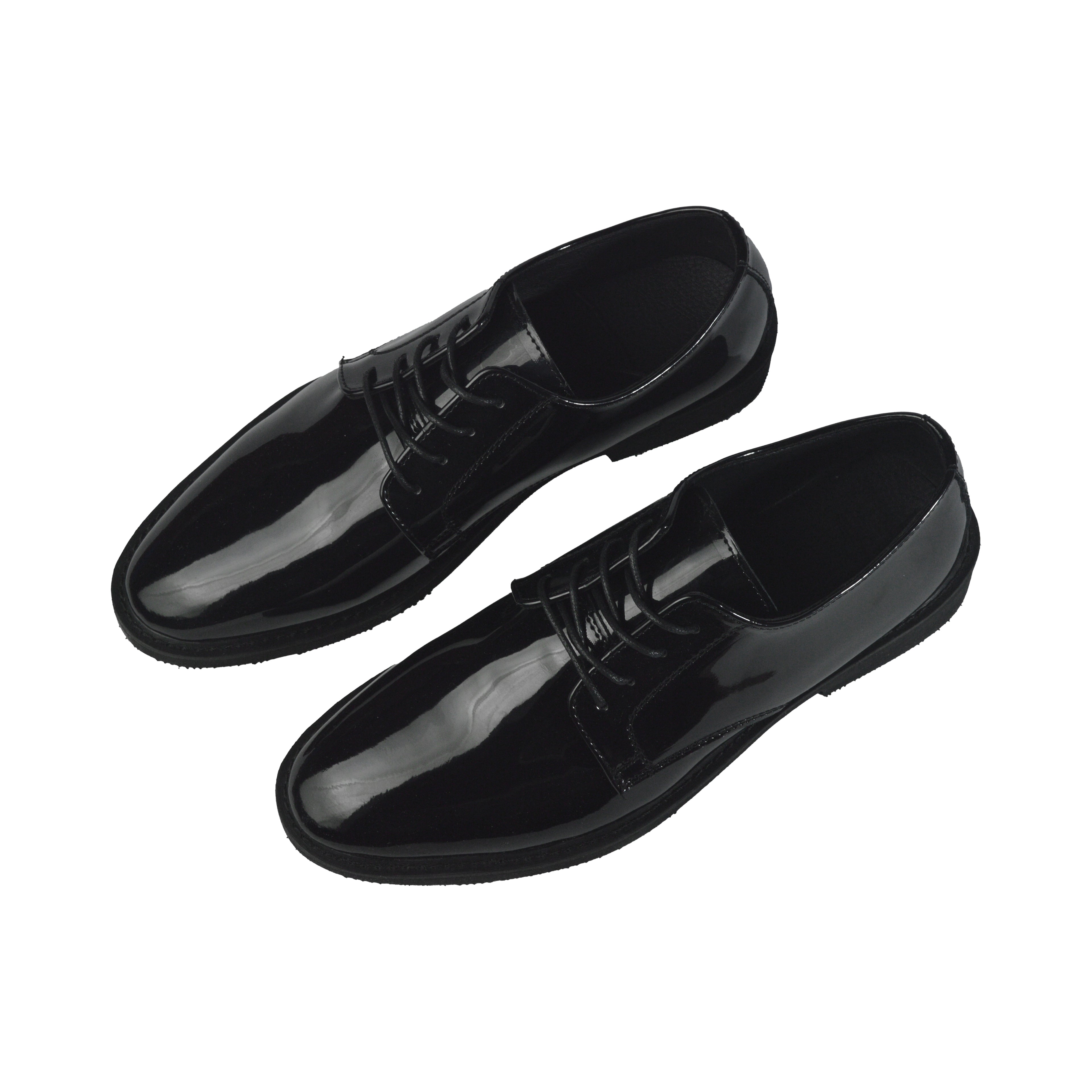 Black Patent Leather Formal Derby Shoes