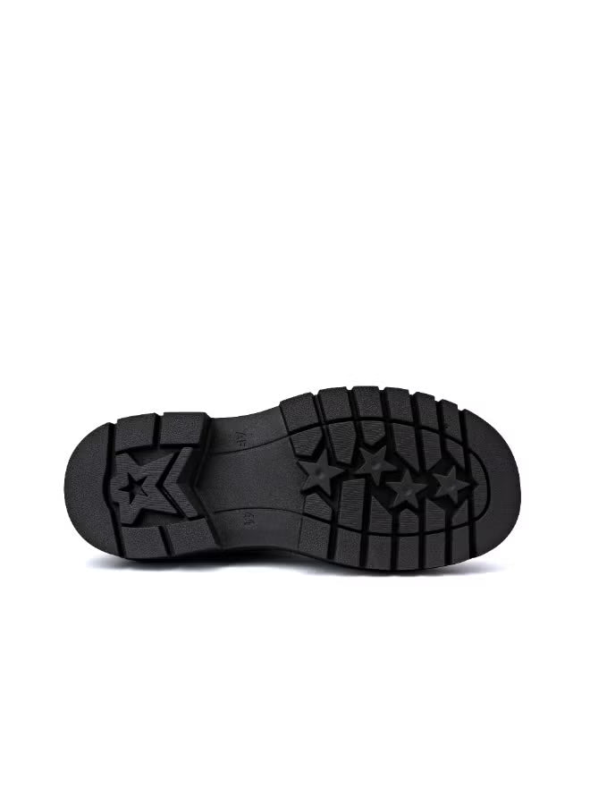 Chunky Leather Monk Shoes